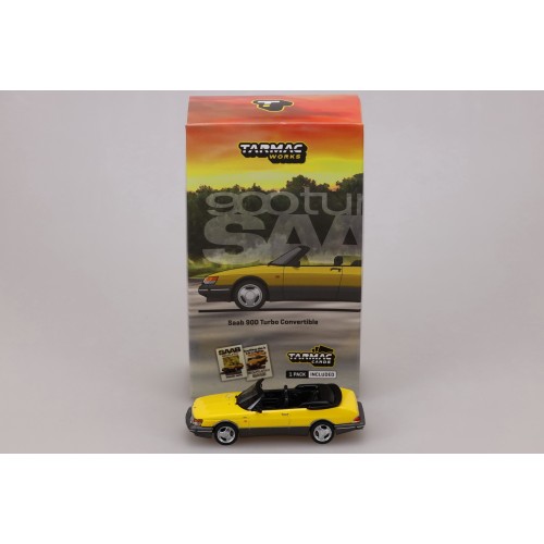 Saab 900 Turbo 16 S Cabrio 1989 - yellow